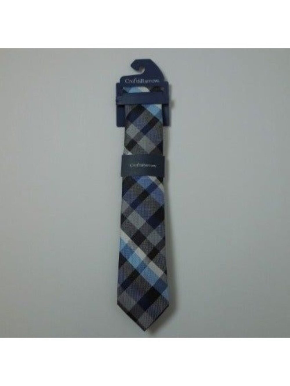 Croft & Barrow Blue Geometric Neck Tie- NWT